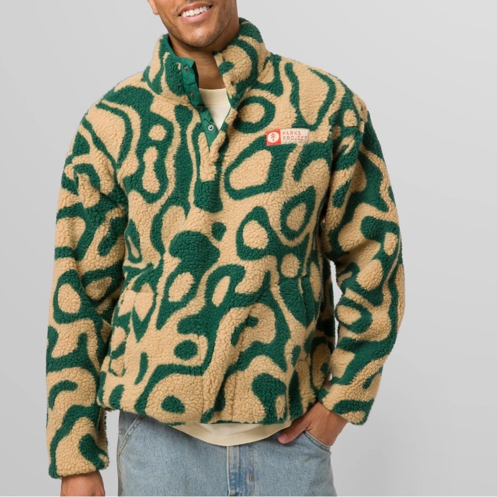 Parks Project Geysers Trail Fleece Jacket size SMALL